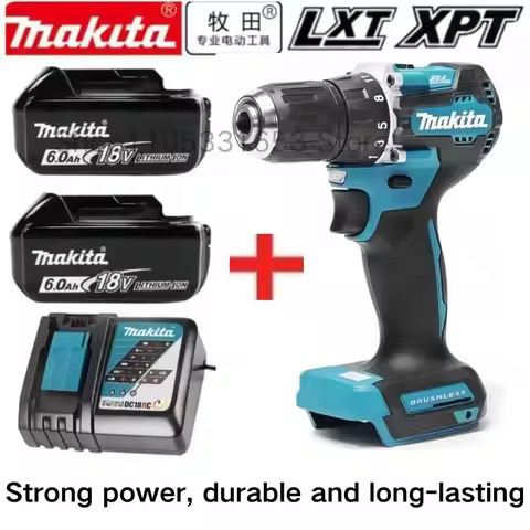 100% Origina 18V Makita 5Ah 6Ah 9Ah Powerful tool battery+charger, For Makita lithium rechargeable T