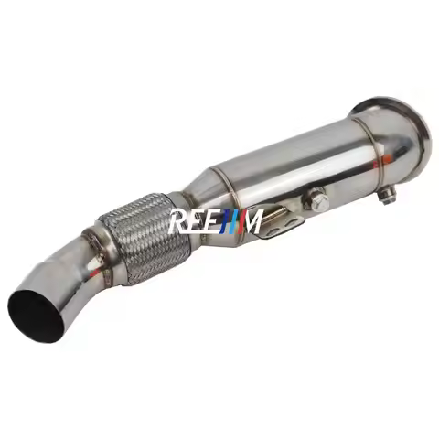 REEJIM 4.5" Turbo Catless Downpipe For bmw b58 m240i 340i 440i 540i 740i f&g series