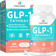 GLP-1, GLP-1 Supplement for Women & Men, GLP 1 Support Complex with Probiotic, EGCG & Hops, Natural 