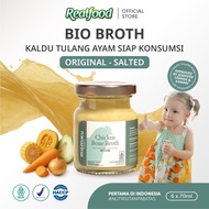 Realfood Momiku Bio Broth I Chicken Bone Broth Salted I Hydrolyzed Chicken Bone Broth