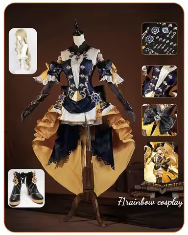 Navia Cosplay Game Genshin Impact Navia Cosplay Costume Woman Christmas Uniforms Clothes Sets Wig Sh