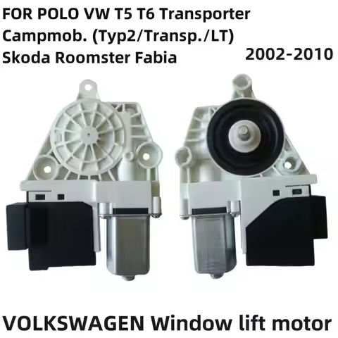 For VW T5 Window Motor Skoda Fabia Roomster Transporter T5 T6 Polo Front Lift Motor 6Y2959802 6Y2959