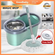 NEW PRODUCT Goodbaby - Mop Floor Mop With Practical Roller Spin Mop Bucket Ultra Spin Mop