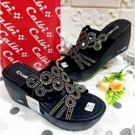 PROMO!!! Sandal wanita CALBI terbaru - wedges wanita - sandal wedges calbi murah