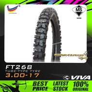 TAYAR VIVA TUBE-TYPE TYRE FT268 3.00-17 300-17