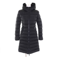 MONCLER TALEVE 拉鍊連帽羽絨服，附品牌標誌貼片，黑色，女款 0 碼，成色極佳。