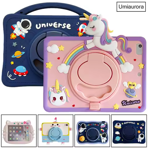 For Huawei MatePad SE 11 10.4 11.5S T10 Honor Pad 8 9 12.1 X8 X8a X9 X9a 11.5 inch Kid Cartoon Silic