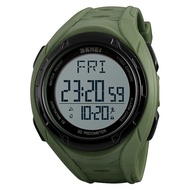 Guaranteed Men 's Watches Waterproof F7q9 Digital Skmei 1315 Armygreen Water Resistant 50m