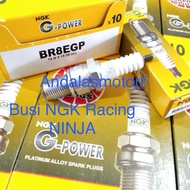 RACING SPARK PLUG NINJA R RR SS SATRIA 2-STROKE NGK G POWER PLATINUM ORIGINAL