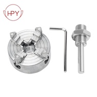 【hzhaiyaa1.sg】Mini Lathe Chuck Set, Z011A Extension Four Jaw Chuck and Connecting Rod Set, Electric 