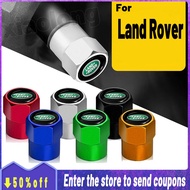 sale cod with car logo 4pcs/set wheel tire valve cap / tyre valve cap / bike electric car motorcycle truck tire air valve caps car accessories For Land Rover Range Rover Sport Discovery Defender 110 LR3 Defender 90 Freelander 2 Discovery 4 Range Rover