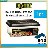 Exo Terra Faunarium Flat Home / Desert Den Medium PT2300 (Reptile Tank, reptile enclosure, gecko tan