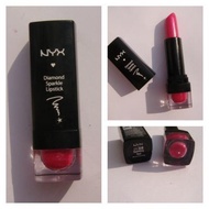 NYX Cosmetics Diamond Sparkle Lipstick Red
