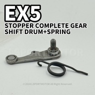 HONDA EX5 STOPPER COMPLETE GEAR SHIFT DRUM + SPRING 24430-GB4-772 EX5 HP HIGHPOWER