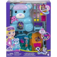 Polly Pocket Teddy Bear Purse Compact กระเป๋าเท็ดดี้ แบร์ ของตุ๊กตาพอลลี่ พ็อกเก็ต ของแท้