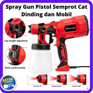 Marege Spray Gun Pistol Semprot Cat Dinding Spray Gun 1.8mm 800ml 550W Z43111  Alat Pegecetan Semprot Tembok  Dinding Rumah Alat Dico Mobil Dan Motor Spray Gun Elektrik 550 Watt