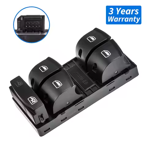 Master Window Control Switch 4F0959851C,4F0959851F,4F09598515PR For AUDI A3/S3 2003-12,A6 C6 2004-11