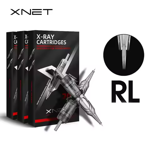 XNET X-RAY 20/60/100/200pcs Round Magnum RL Disposable Sterilized Safety Tattoo Needles for Rotary T