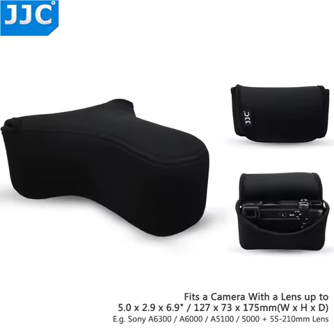 JJC DSLR Camera Photo Bag Case for Sony A6100 A6600 A6300 A6000 A5100 A5000 NEX3N/Olympus E-PL7 E-PL