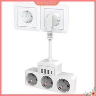 {lowerprice}  Travel Essentials Plug Adapter European Plug Adapter Universal Travel Plug Adapter with Usb Ports for Southeast Travelers Type-c Power Strip Adapter for International