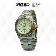 Jam Tangan Pria Seiko Kinetic Sport White Dial SKH166 SKH166P1 Original