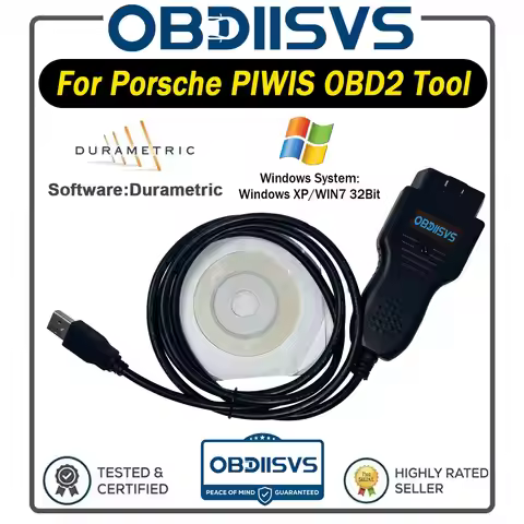 For Porsche PIWIS With Durametric Diagnostic Scanner Code Reader for Porsche 911 Turbo/Carrera, Boxs