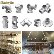 TIOMNV56H4 Pipe Fitting Connector, 12''/34"/1'' Fixed buckle Frame Fasteners,  Circular DIY Corner C