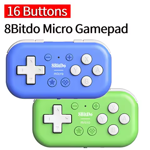 8BitDo Micro Bluetooth Gamepad Mini Controller Support for 2D Games Handheld Console for Mac OS/Andr
