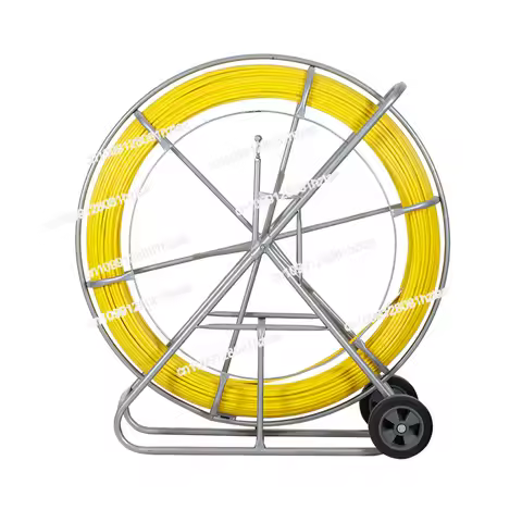 100m/200m Fiberglass Wire Cable Running Rod Duct Electric Cable Push Pullers Reel Wire Cable Running