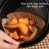 100PCS Air Fryer Paper Baking Paper Air Fryer Disposable Paper Baking mat Oil Absorbing Paper Kitche