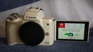 Canon EOS M50 (EOS Kiss M) 4K Video Wi-Fi NFC Camera Body White