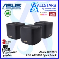 (ALLSTARS) ASUS ZenWiFi XD5 3pcs pack Wireless-AX3000 WiFi 6 Mesh Router (Warranty 3years with ASUS SG)
