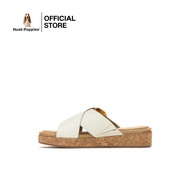 Hush Puppies รองเท้าผู้หญิง รุ่น JUNE BUCKLE SLIDE HP IWSFB9883V - สีเบจ (รองเท้าแตะแบบสวม)