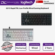 Logitech G515 Rapid TKL Low-Profile Wired Gaming Keyboard - Black / White