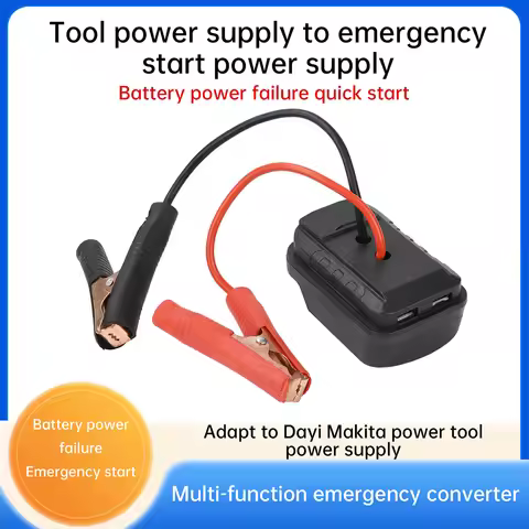 Emergency Start Power Supply Portable Standard dual USB charging ports Suitable For Makita Lithium B