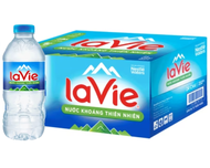 Nước khoáng không ga LAVIE chai 350ml