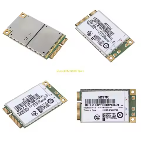 K0EA Mini PCI-E WiFi Adapter Wireless Card Wlan 3G/4G WWAN GPS Module MC7700 PCI for Express 3G HSPA