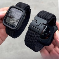 Durable Nylon Braided Strap & TPU Case for Apple Watch S10 SE S7 S8 S9 iWatch 45mm 41mm 40mm 44mm 42