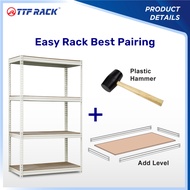 TTF Rack™️ EASY RACK H150-210cm 5Levels /  Boltless Rack Shelf Rack Storage Rack Rak Barang Rak Dapu