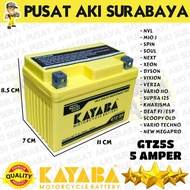 Kayaba Gtz5S 5Ah Aki Gel Kering Battery Motor Honda Beat Esp Beat