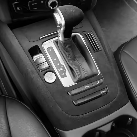 For Audi A4 B8 2009-2016 Model, Q5 2010-2017 Model Interior Italian Suede Leather Overlay Trim On Ge