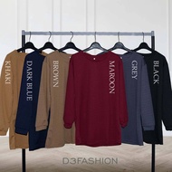 🌸NEW ARRIVAL🌸#D3#991#4553# Blouse Wanita Size 40-50 Kain Memeri ( stretchable )Casual Women's Long S