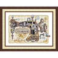 Joy Sunday Stamped Cross Stitch Ktis DMC Threads Chinese Cross Stitch Set DIY Needlework Embroidery Kit-Steam Sewing Machine