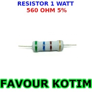 560 OHM 1 W WATT 1W 5 PERCENT FVKOTIM RESISTOR