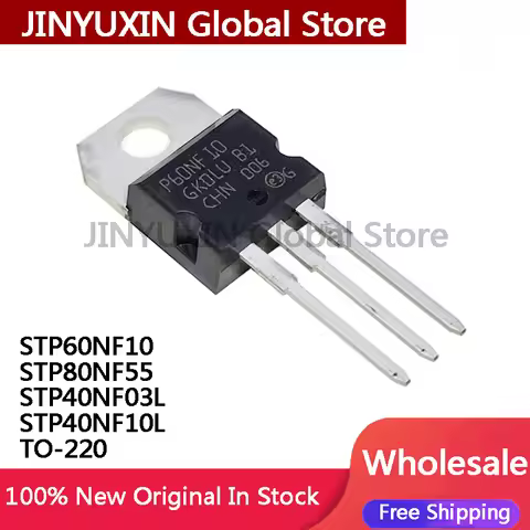 10PCS NEW STP60NF10 P60NF10 STP80NF55 P80NF55 STP40NF03L P40NF03L STP40NF10L P40NF10L TO-220 N-Chann
