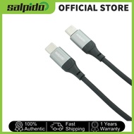 SALPIDO SDC-100 C-C 100W USB-C TO USB-C CABLE BLACK 1.2meter (1 Year Warranty)