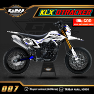 (BISA COD) Decal Stiker Klx D tracker 150 Supermoto full body - Dekal sticker Variasi Lis Trail Moto