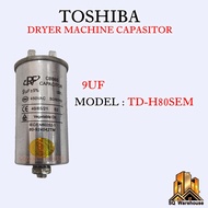 TOSHIBA 9UF TD-H80SEM Dryer Machine Motor Capasitor