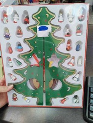 *盒裝桌上型組裝立體木製聖誕樹+小人物一組-高30CM