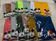 Baju Dewasa Cartoon Mickey & Minnie Tshirts ( Men & Women Shirt )